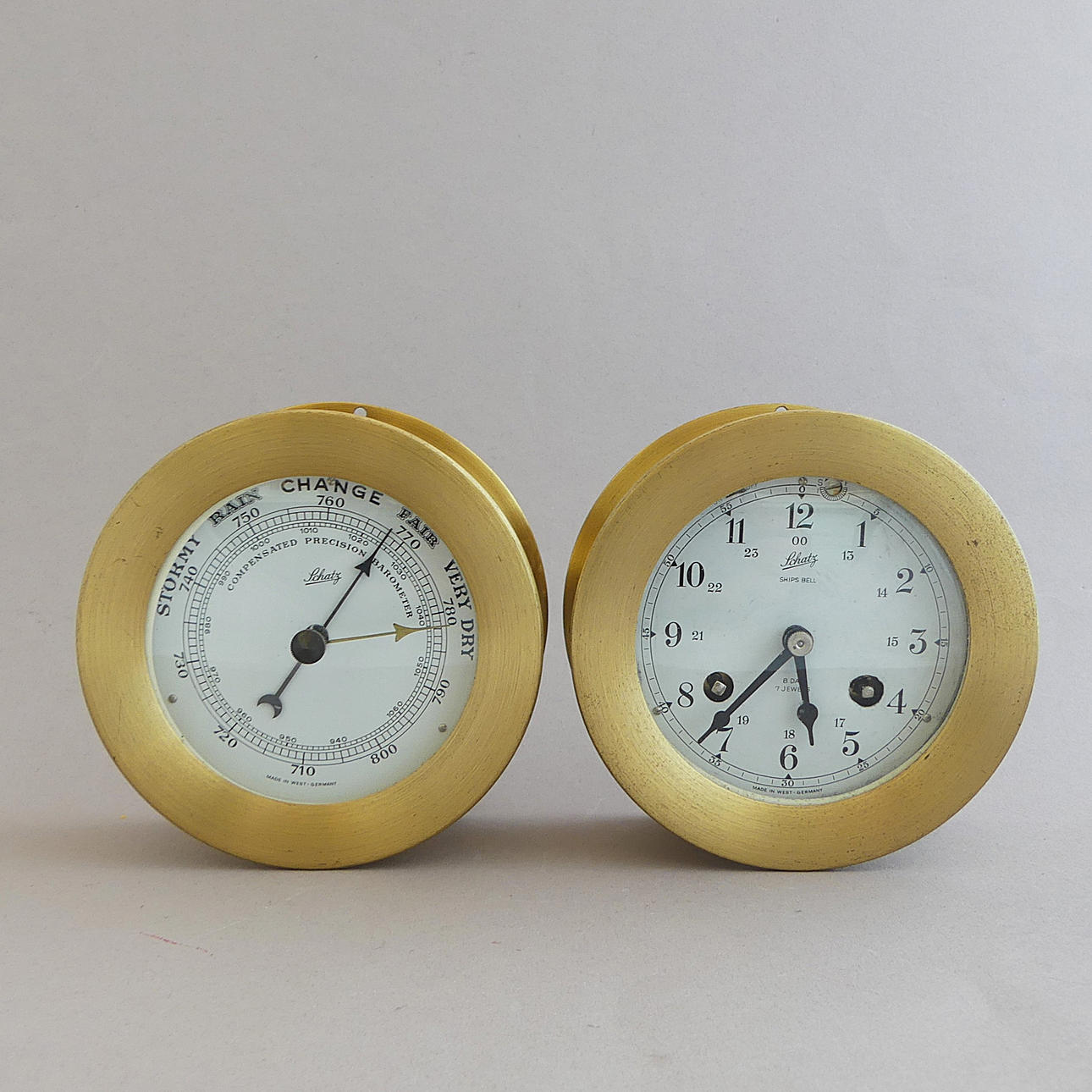 BAROMETER AND CLOCK, Schatz.