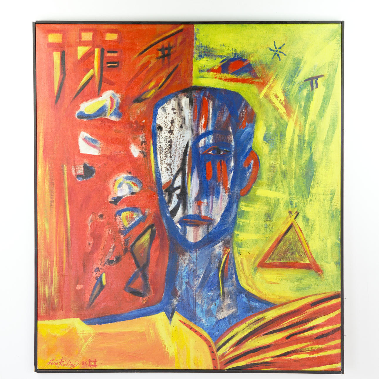 LARS RADING. Oil on canvas, “Indiansummer”, signed, -86.