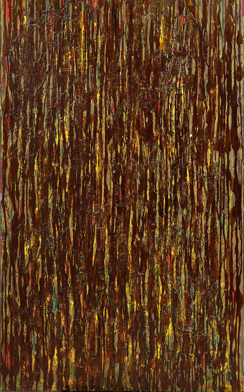 OIDENTIFIERAD KONSTNÄR. Composition, oil on canvas.