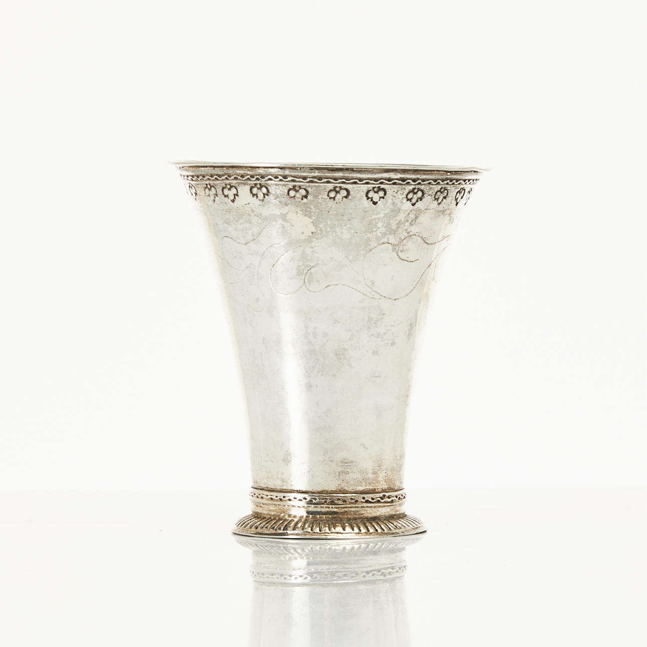BENGT BIÖRN. A cup, silver, Västerås 1746.