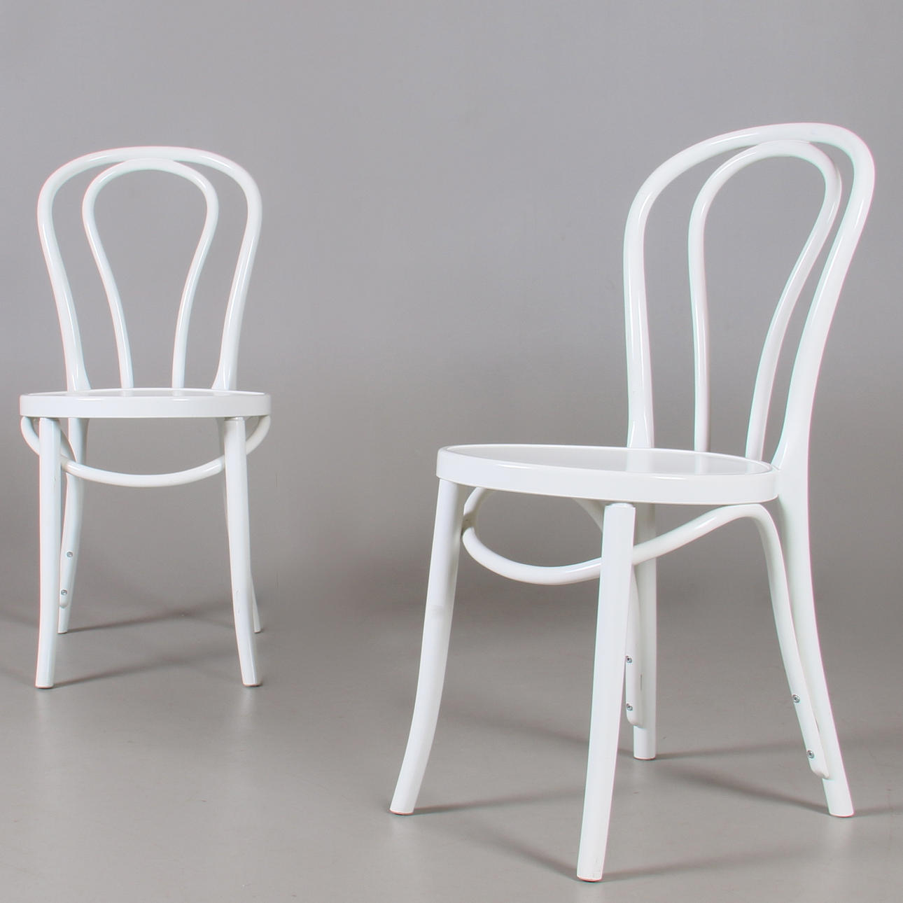 STOLAR, 2 st, Plast, "Öglan", Gillis Lundgren, IKEA, 1900-talets andra hälft.