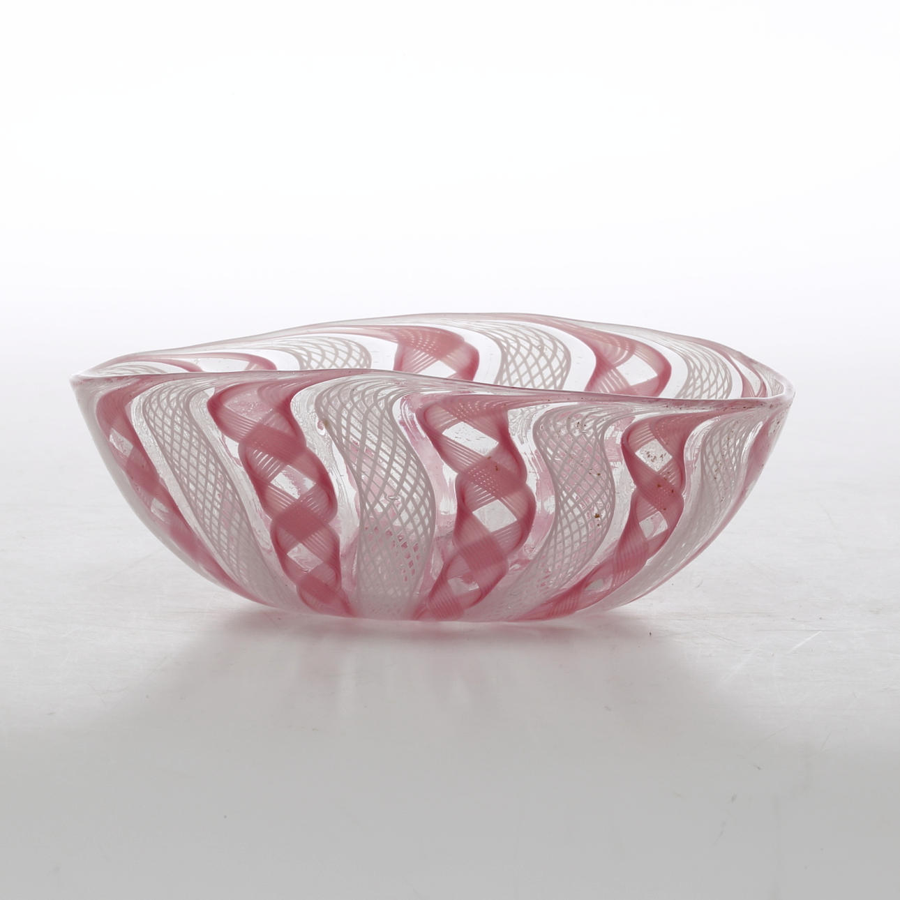 SKÅL, glas, möjligtvis Venini, 1900-tal.