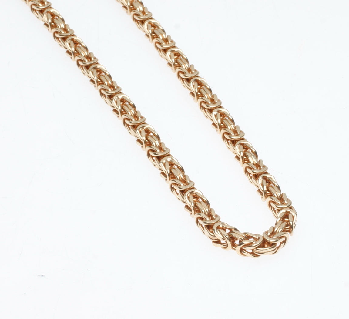 KEJSARLÄNK, 18k guld, vikt ca 112,4 gr.