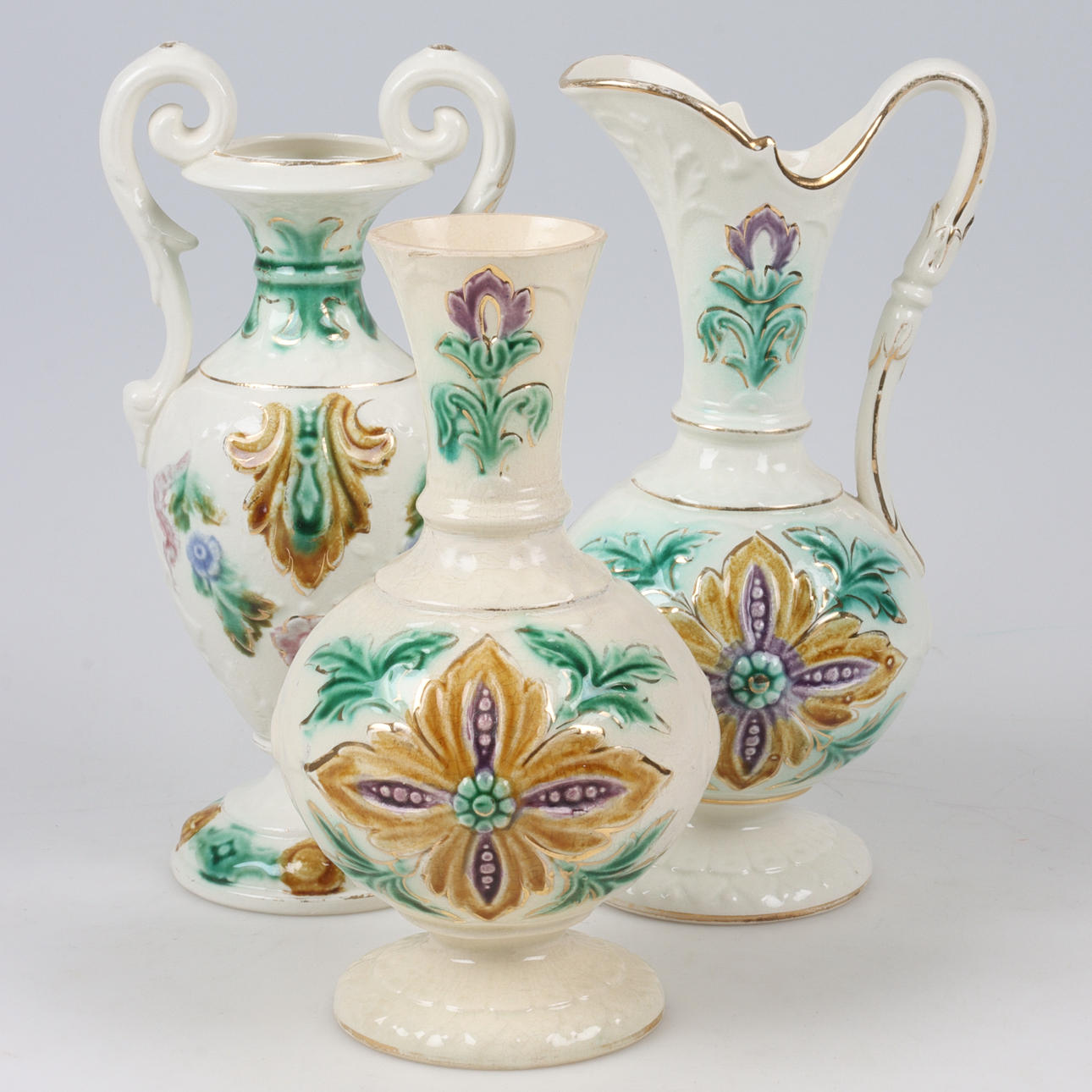 A majolica vase, Rörstrand.