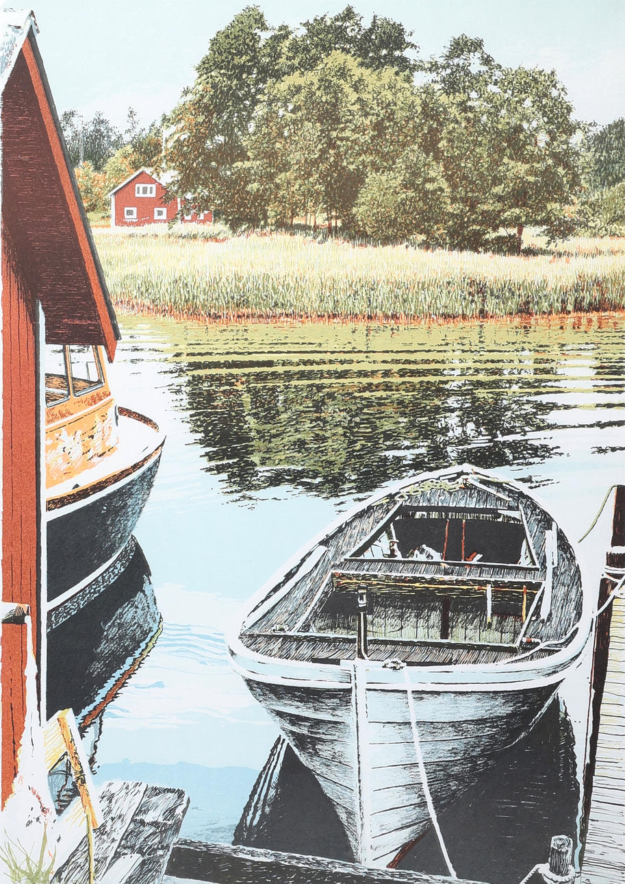 GÖRAN HAHNE. Lithograph, signed, numbered EA 3/18.