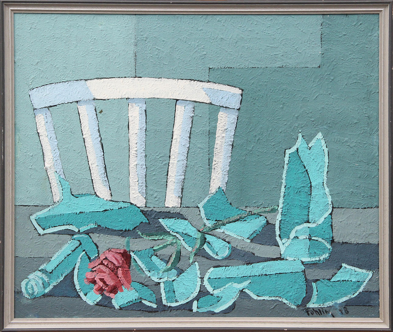 GUNNAR  FOHLIN. OIL, on canvas, signed.