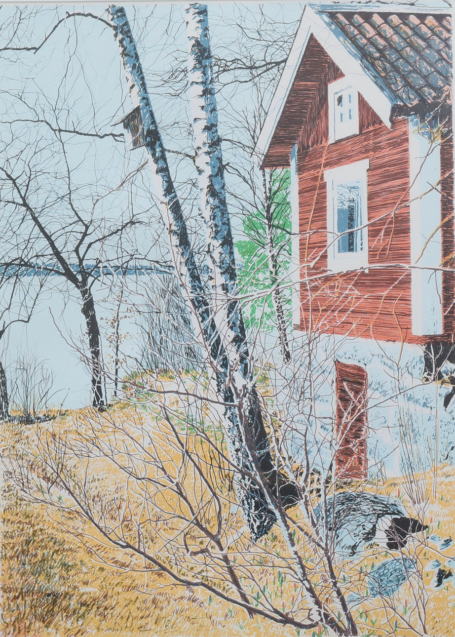 GÖRAN HAHNE. Lithograph, signed, numbered 338/360.