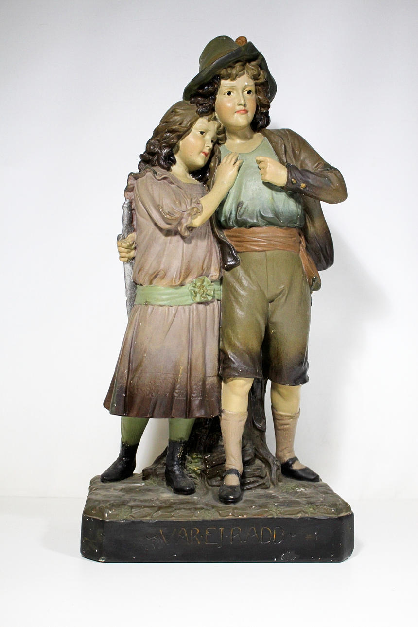 G BERNARDI. FIGURIN, "var ej rädd" märkt G Bernardi.