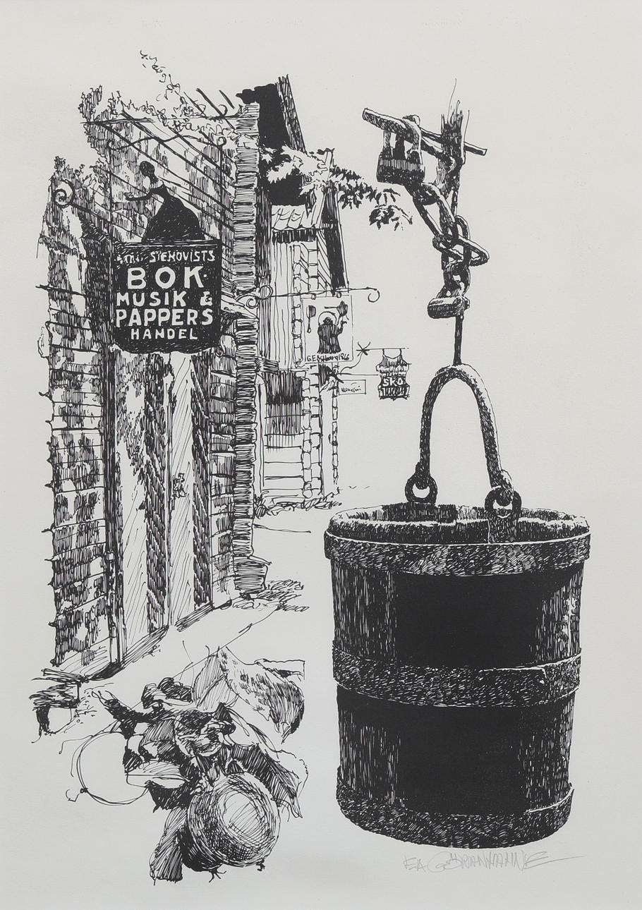 GÖRAN HAHNE. Lithograph, signed, numbered EA.