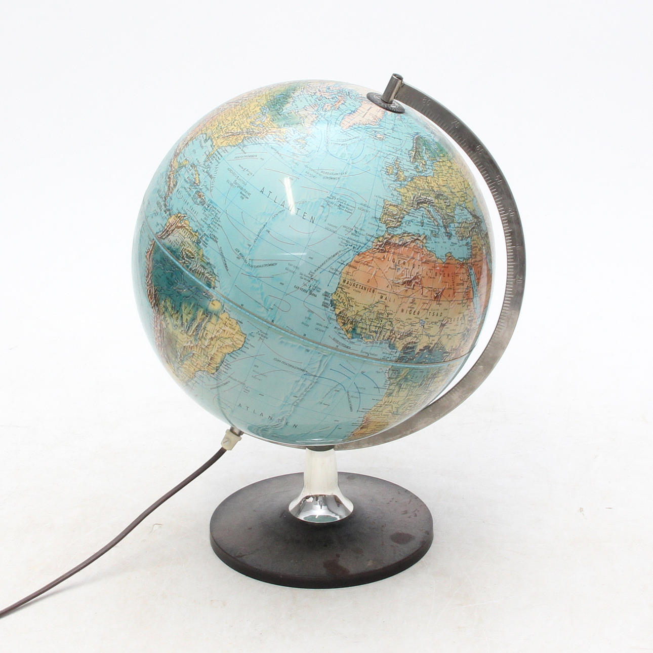 GLOBE, plastic/metal.