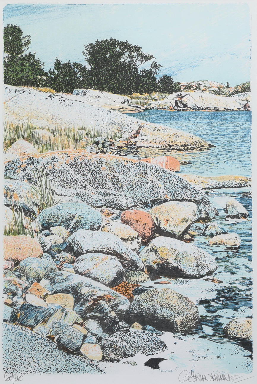 GÖRAN HAHNE. Lithograph, signed, numbered 160/360.