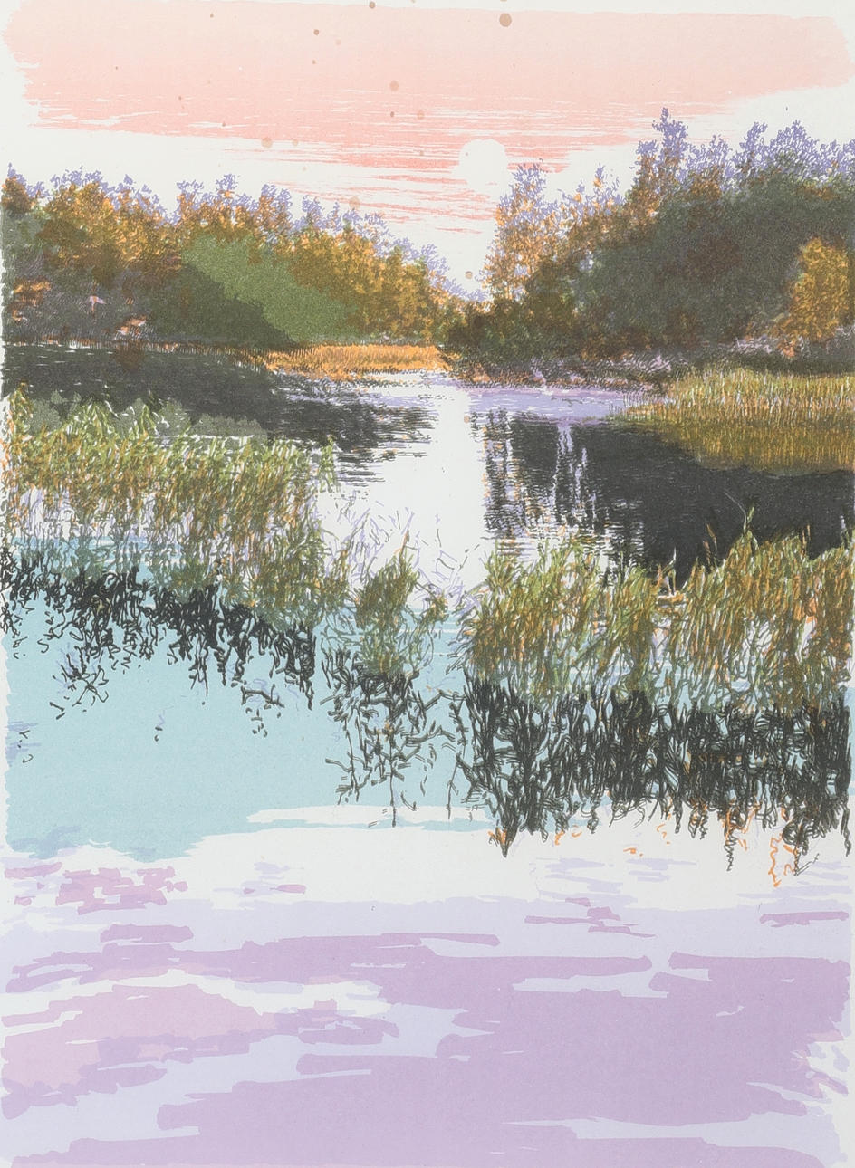 GÖRAN HAHNE. Lithograph, signed, numbered 228/290.