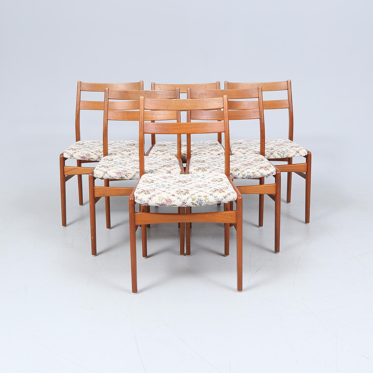 STOLAR, 6st, teak, 1960-tal.
