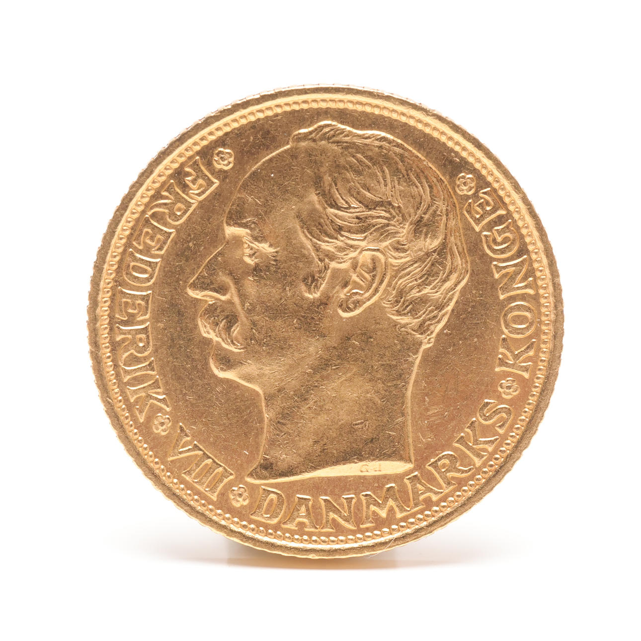 GOLD COIN, Frederik VII, 10 Kroner 1908.