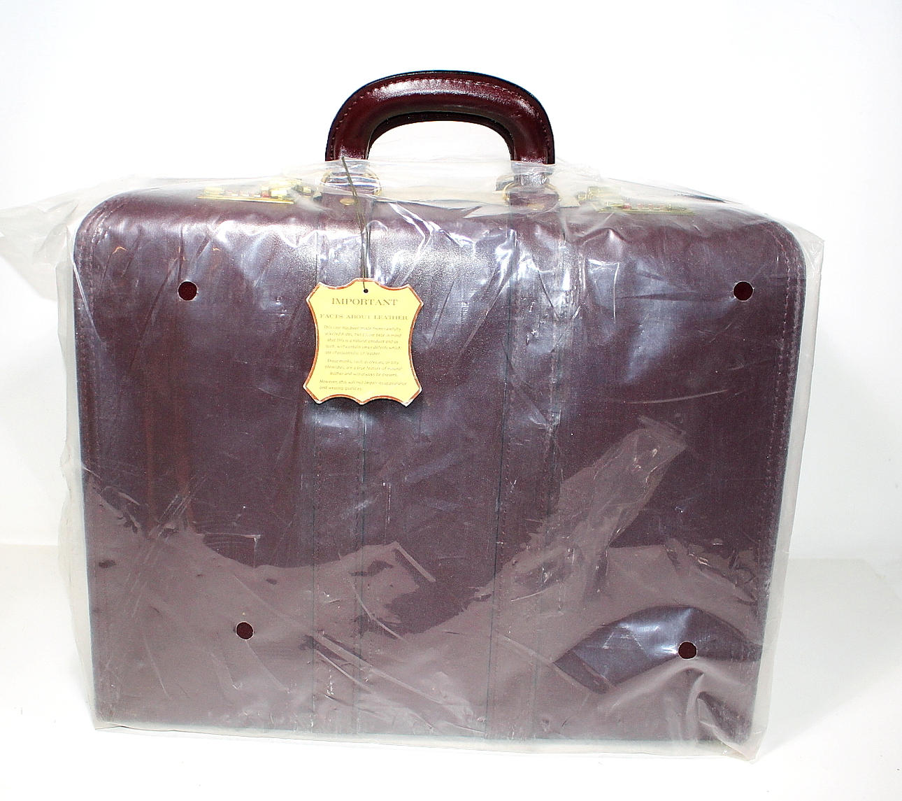 BOLSO ATTACHÉ, piel "Tosca".