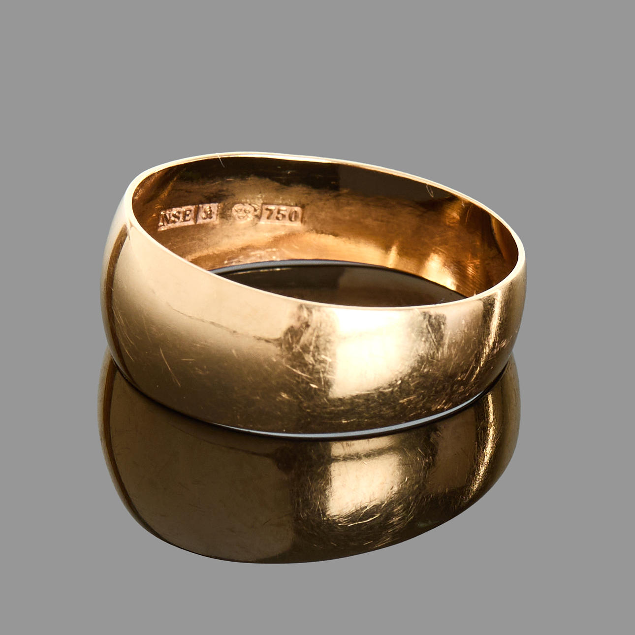 RING, 18k gold, Nse Guldvara Nils-Eric Södermark, Köping.