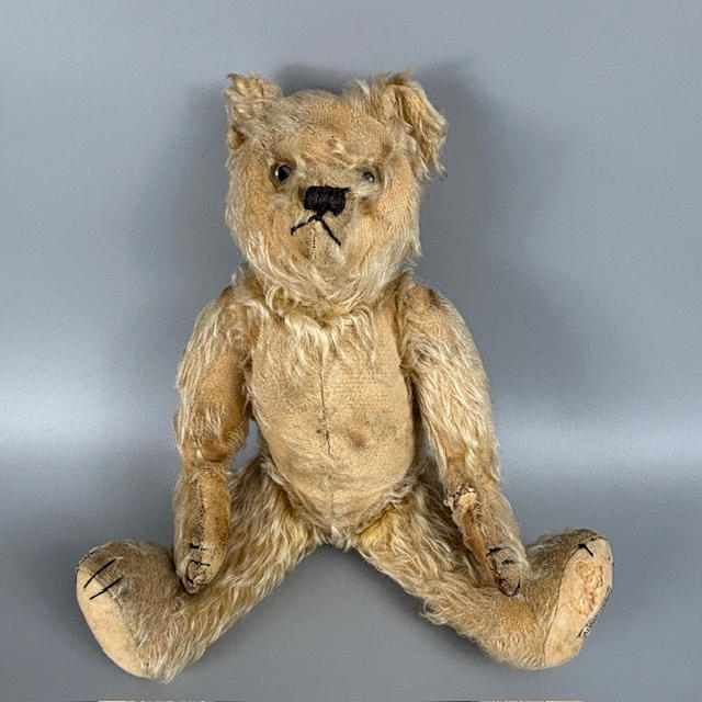 ALPHA TOYS MOHAIR TEDDY BEAR.