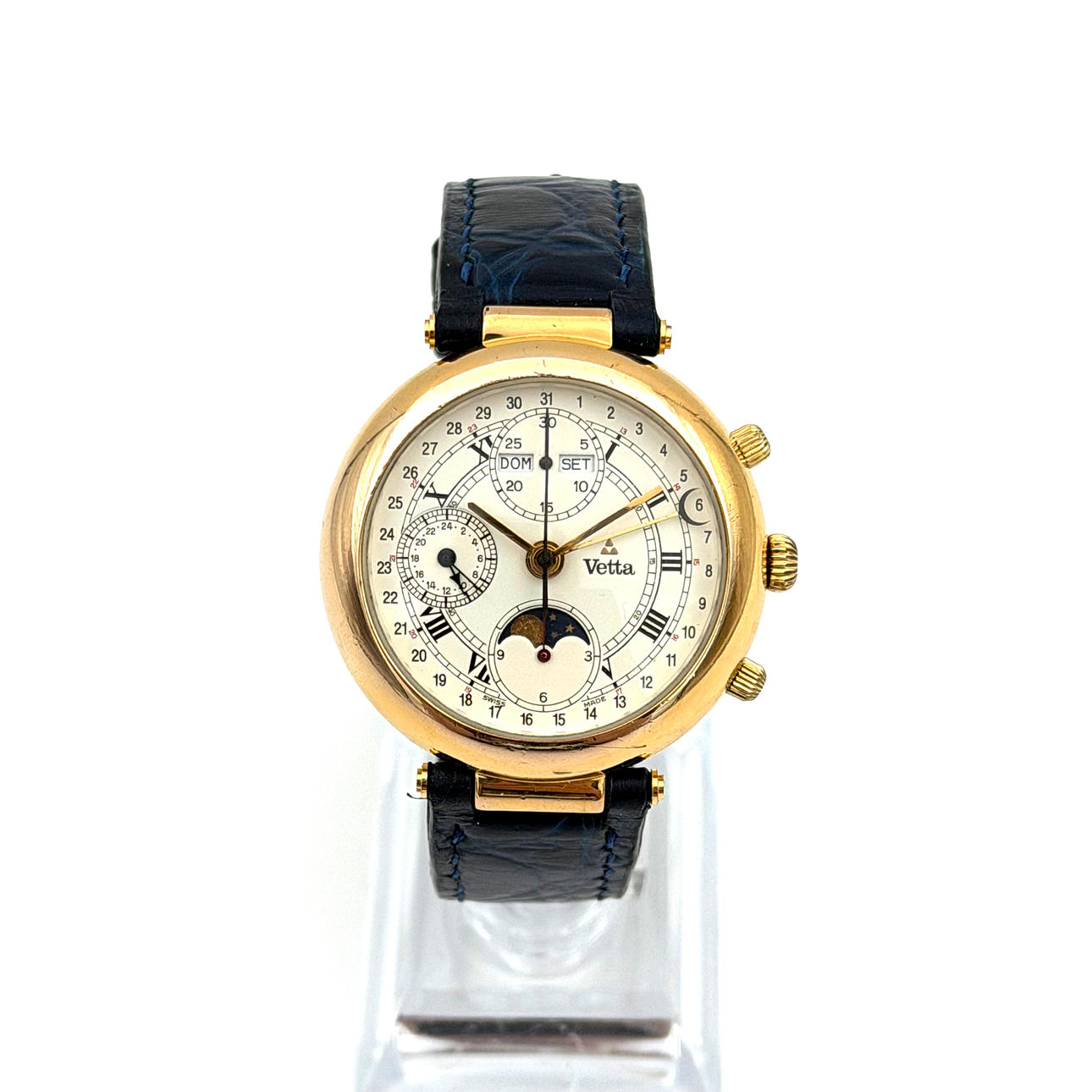 VETTA TRIPLE CALENDAR, wristwatch, moon phase, automatic.