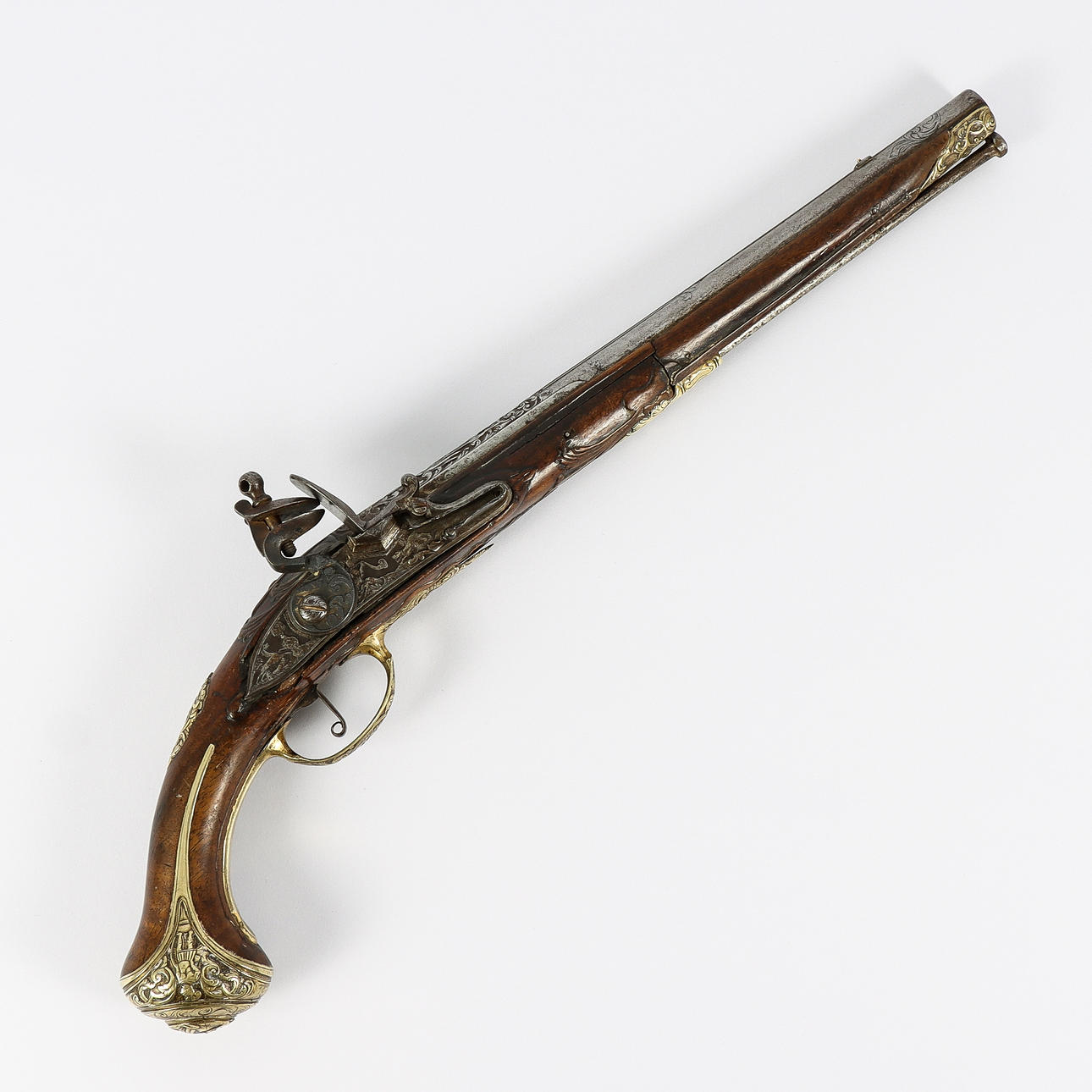 FLINTLÅSPISTOL 1700-talets första hälft.