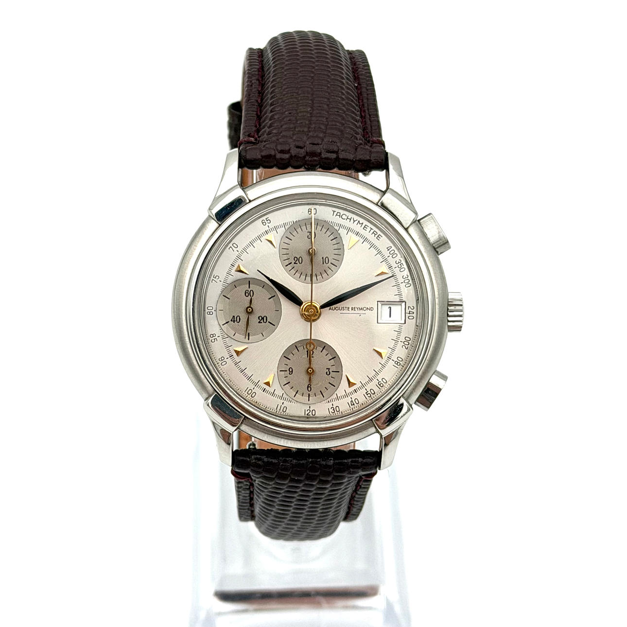 AUGUSTE REYMOND, wristwatch, chronograph, automatic, steel.
