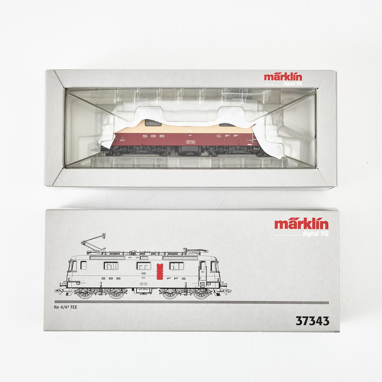 MÄRKLIN, 37343, Digital E-Lok Series Re4/4 TEE SBB AC H0. Toys - Model ...