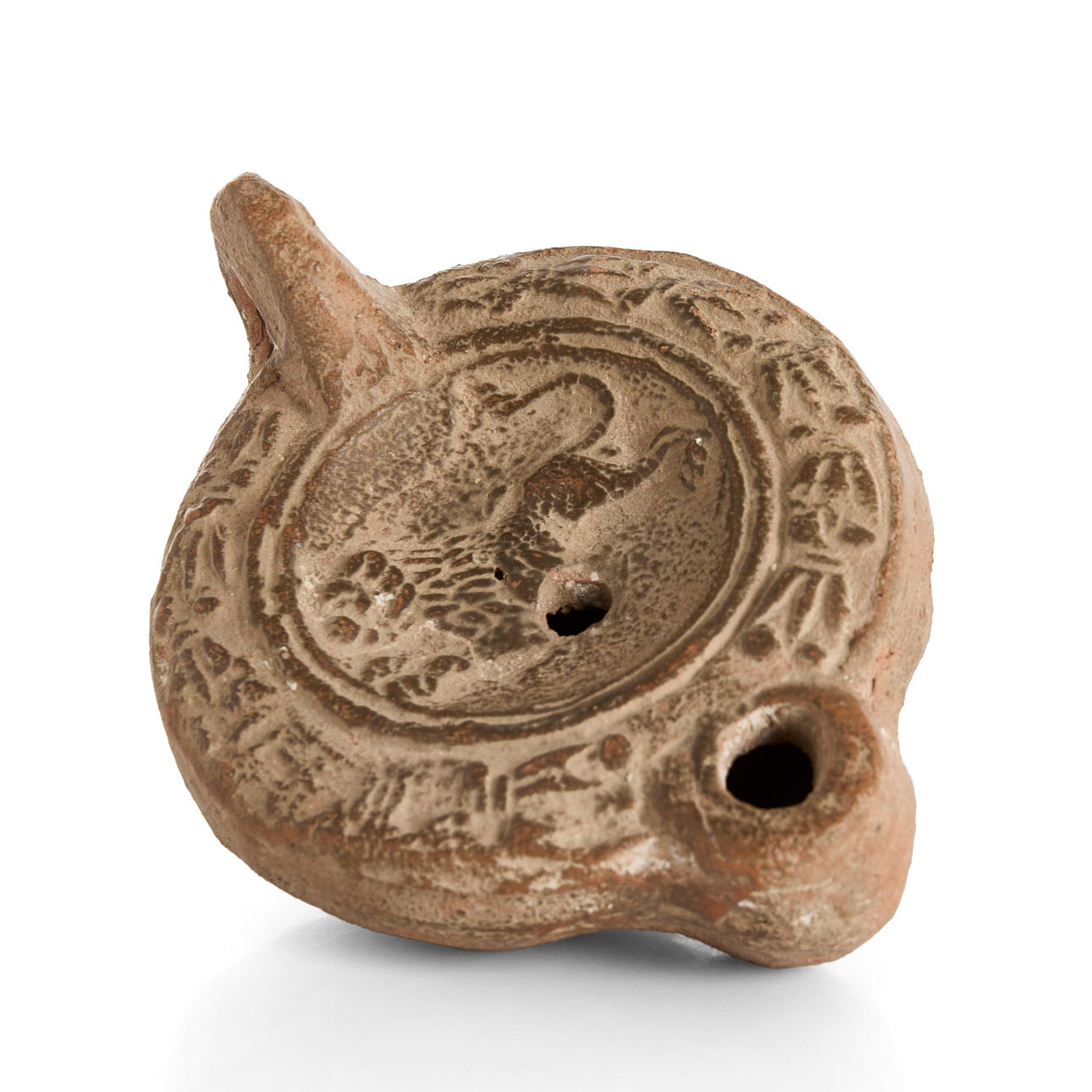 OIL LAMP, Roman, antiquity.