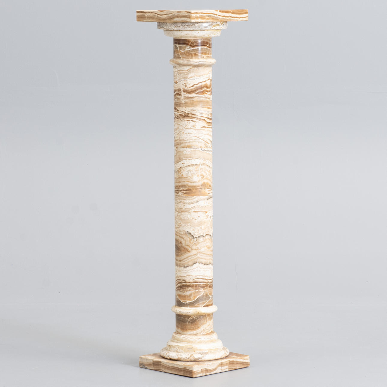 PEDESTAL, stone. 20th century.