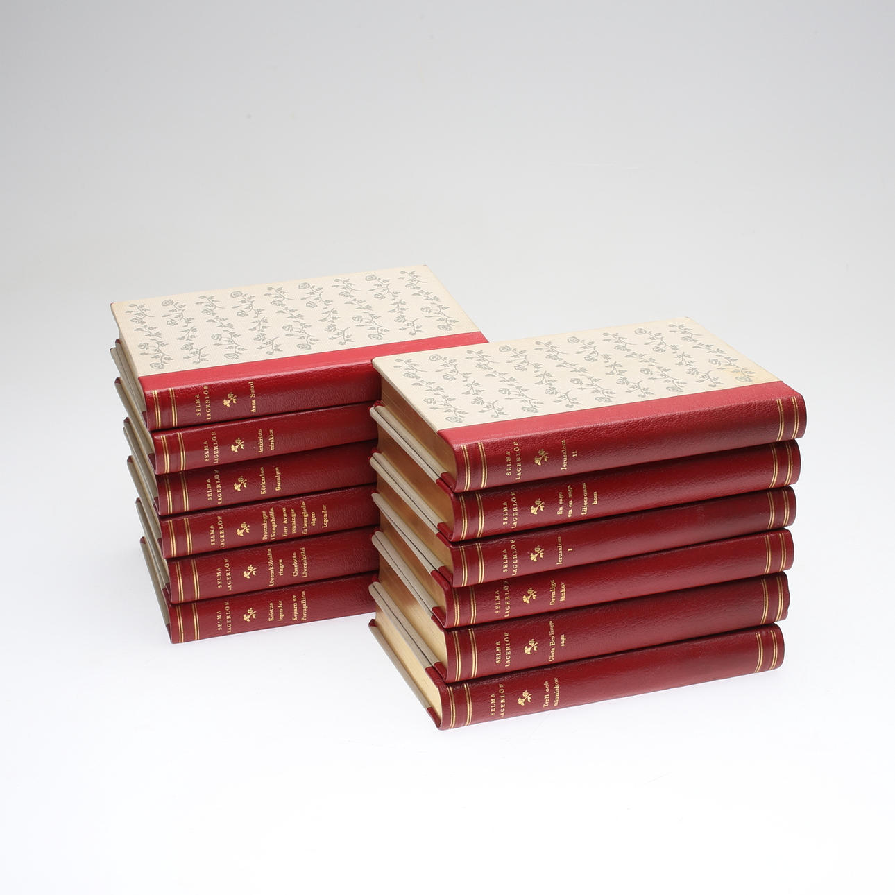 SELMA LAGERLÖF, 12 band, Albert Bonniers Förlag, 1950/60-tal.