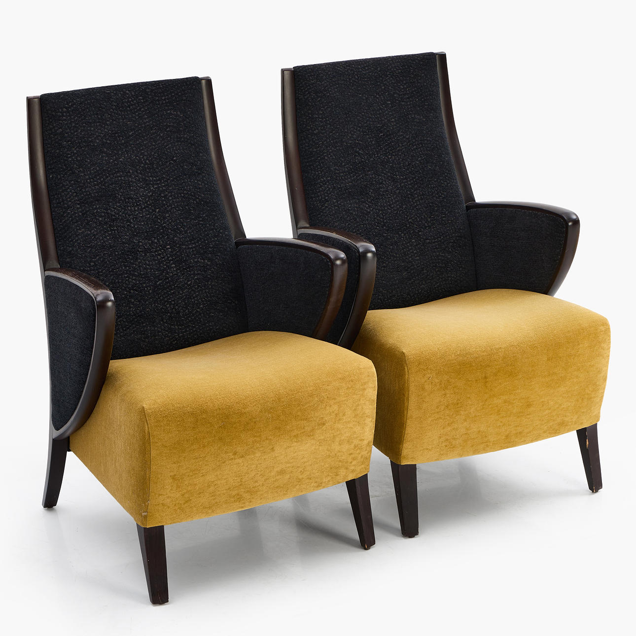 ANDREU WORLD, armchairs, a pair.