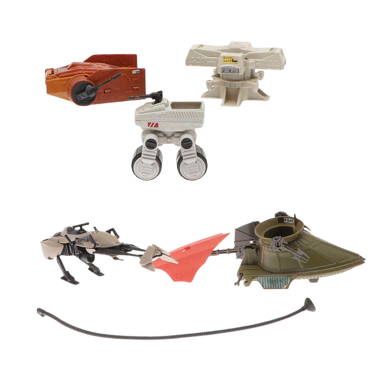 VARIOUS STAR WARS VEHICLES.