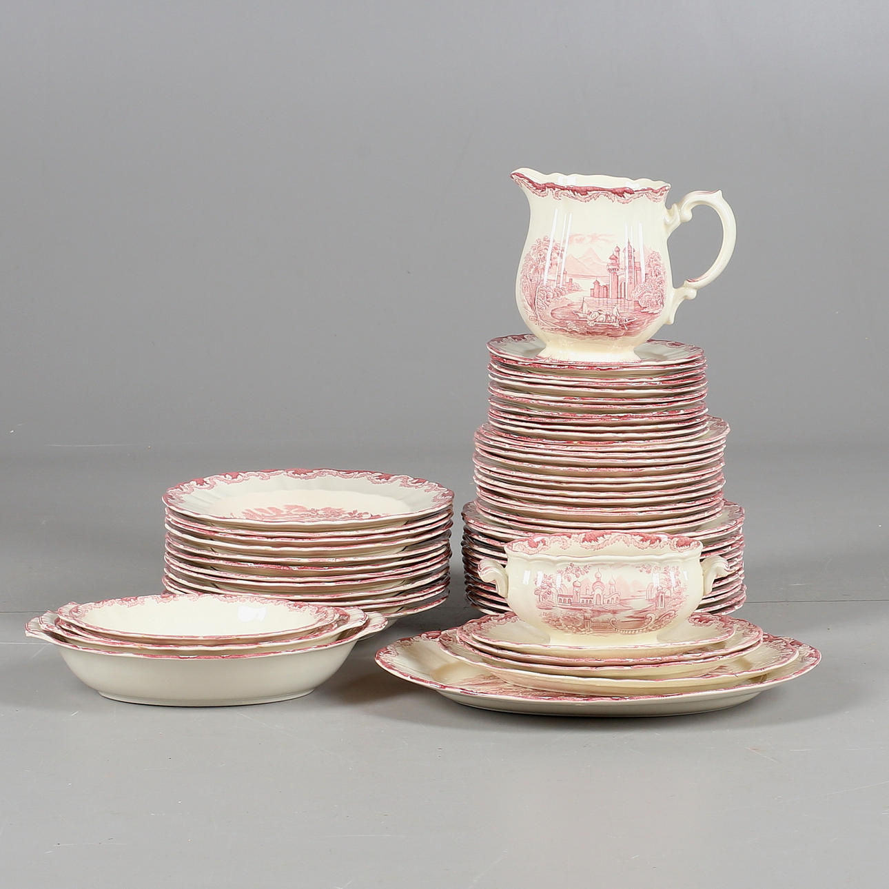 MATSERVIS, 52 delar, porslin, "Bengali", Rörstrand.