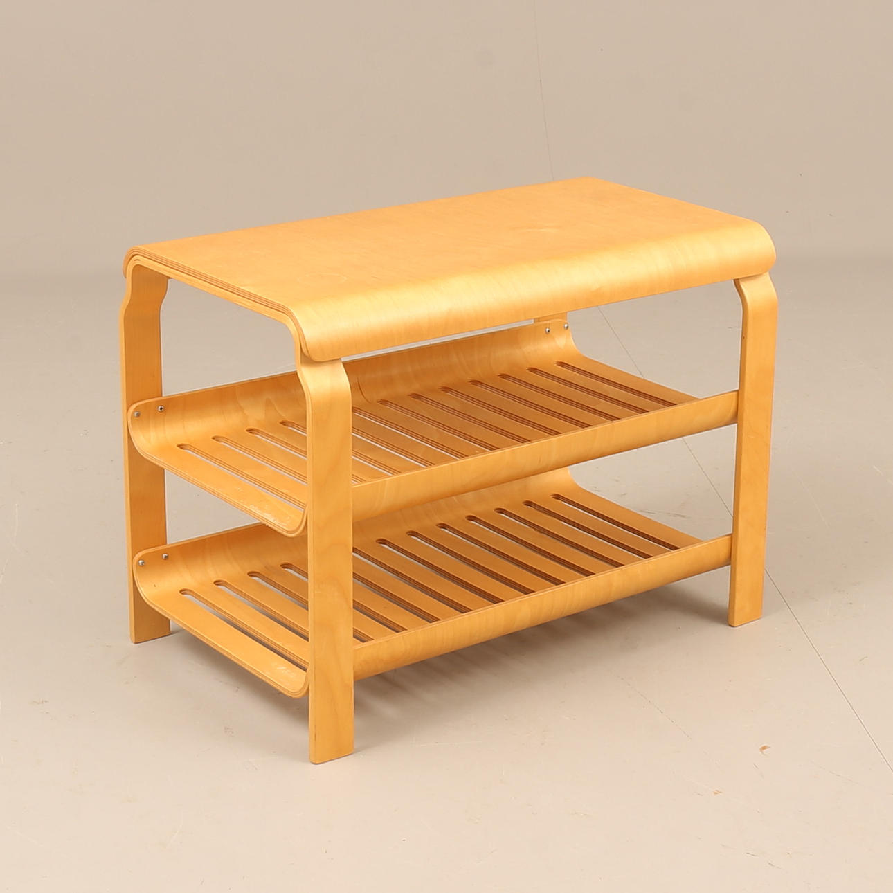 BENCH with shelf, “Kantra”, Richard Clack for Ikea.