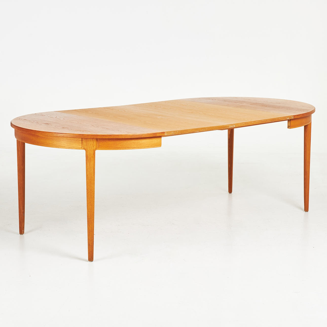 CARL MALMSTEN. Dining table, “Herrgården”, Bodafors, frame in oak, comes with 2 insert plates.