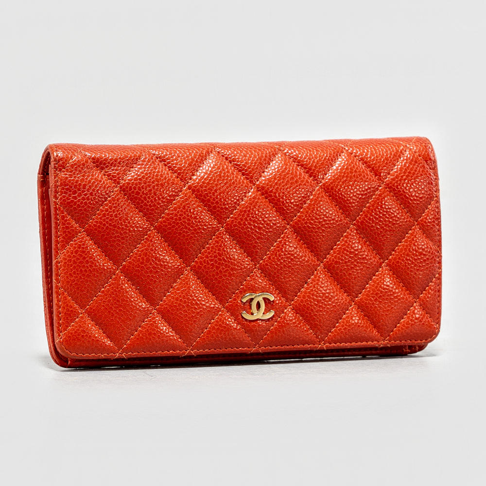 CHANEL. Börs, "L-Gen Continental Wallet", 2014.