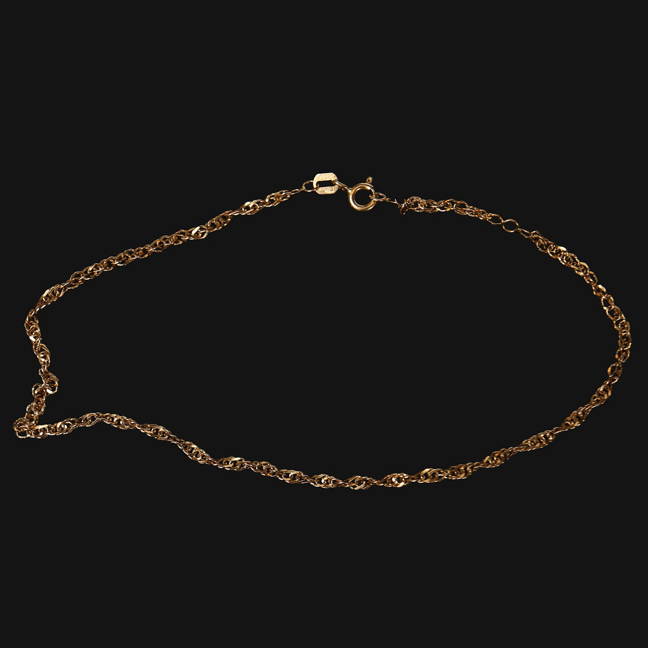 Vristlänk, 18k guld.