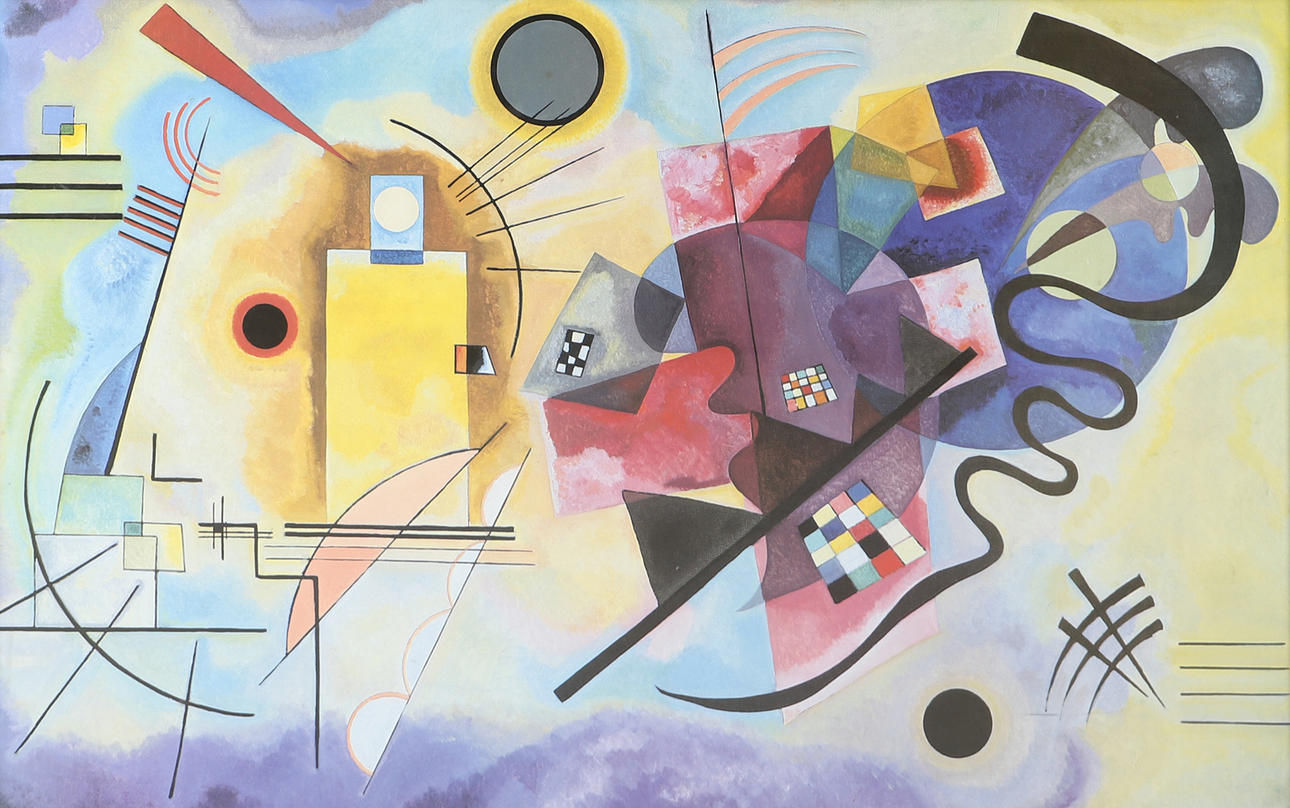 WASSILY KANDINSKY. EFTER. Utställningsaffisch, tryck.