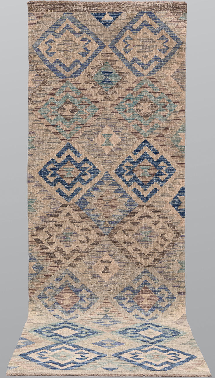 A CARPET, gallery model, Kelim, approx. 232 x 79 cm.