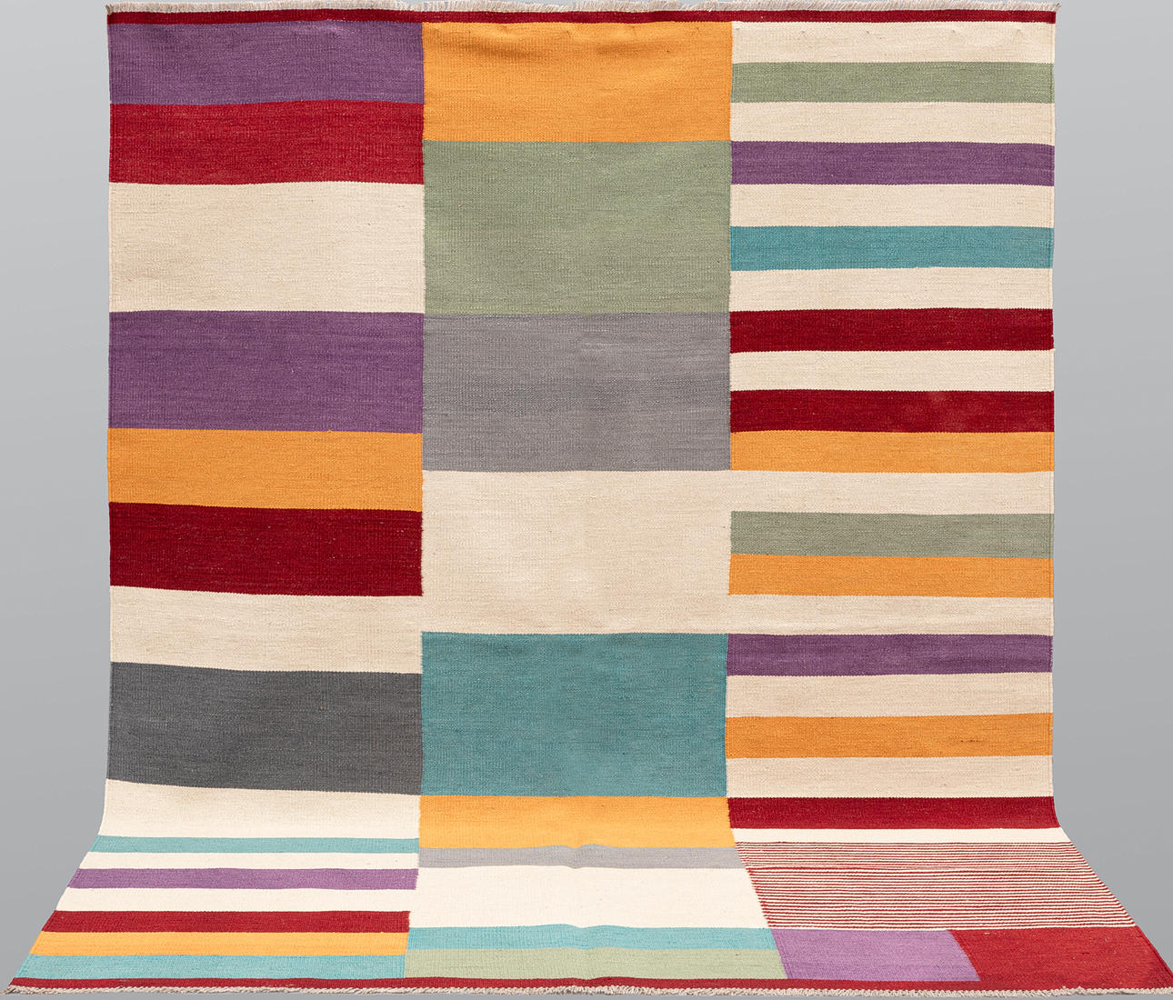 A CARPET, Kelim, approx. 248 x 174 cm.