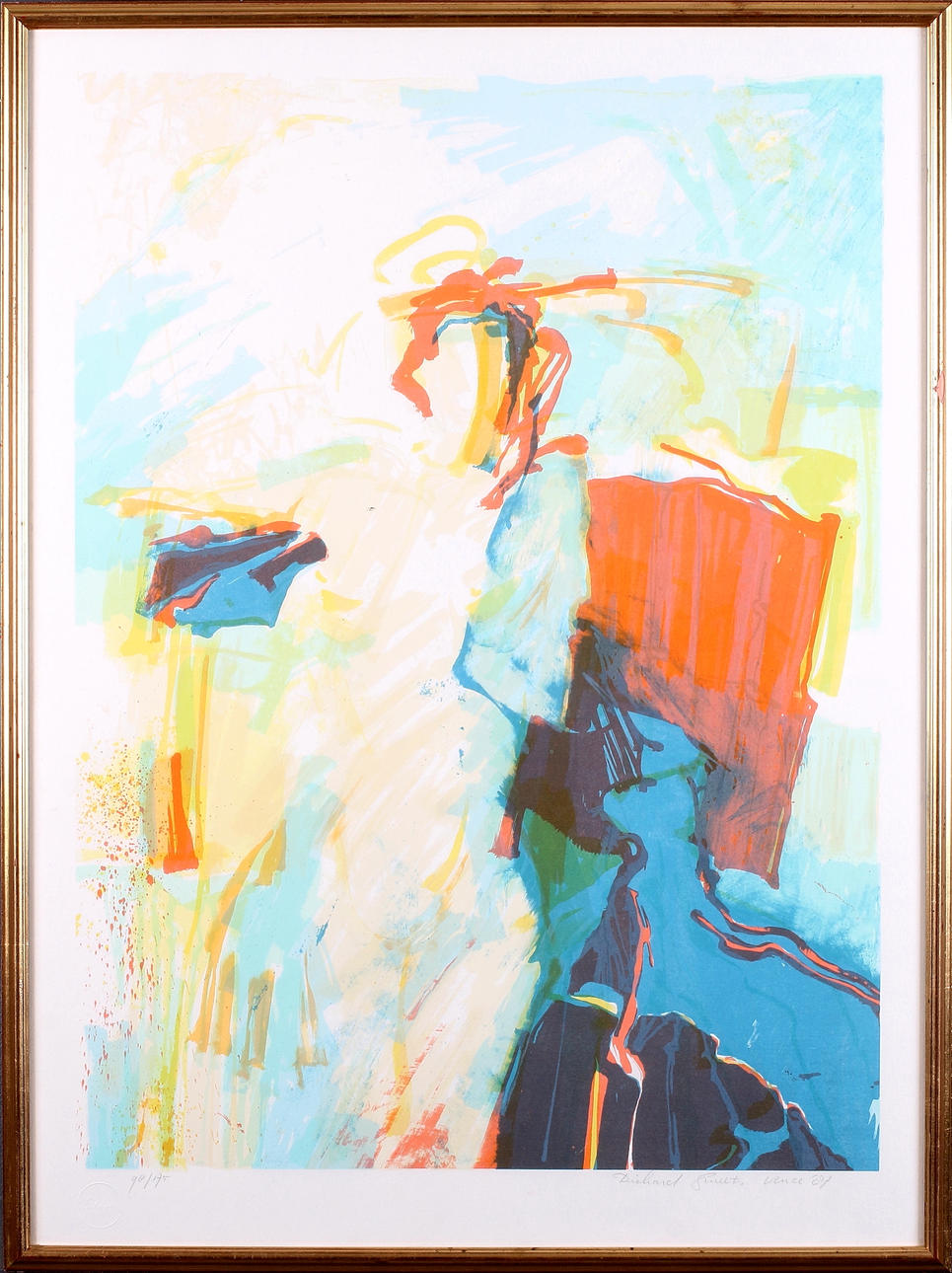 RICHARD SMEETS. Komposition, färglitografi, signerad och numrerad 98/175.