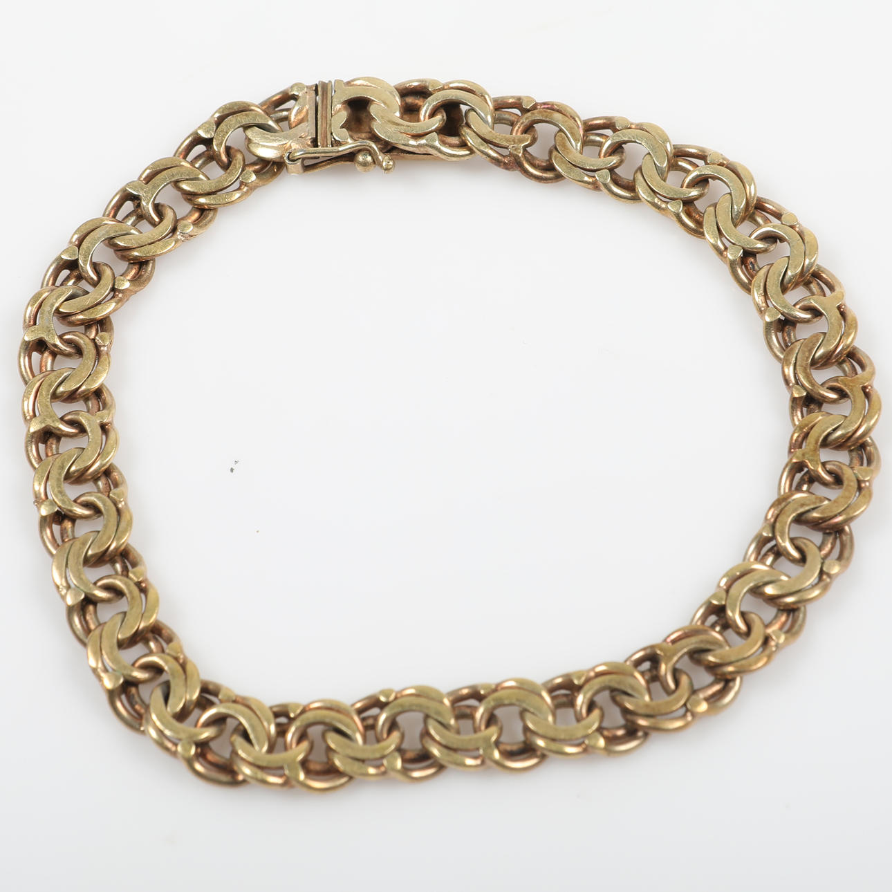 BRACELET, Bismarck bracelet, gold plated silver.