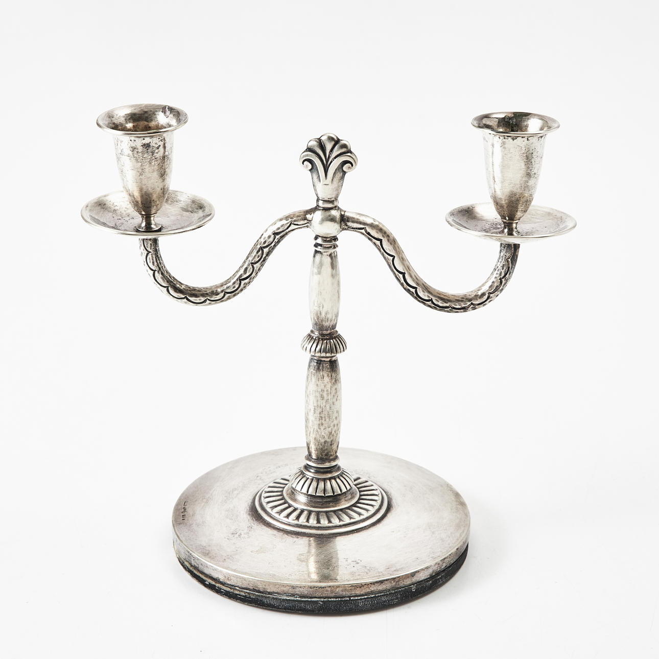 A silver candlestick, Stockholm 1927.
