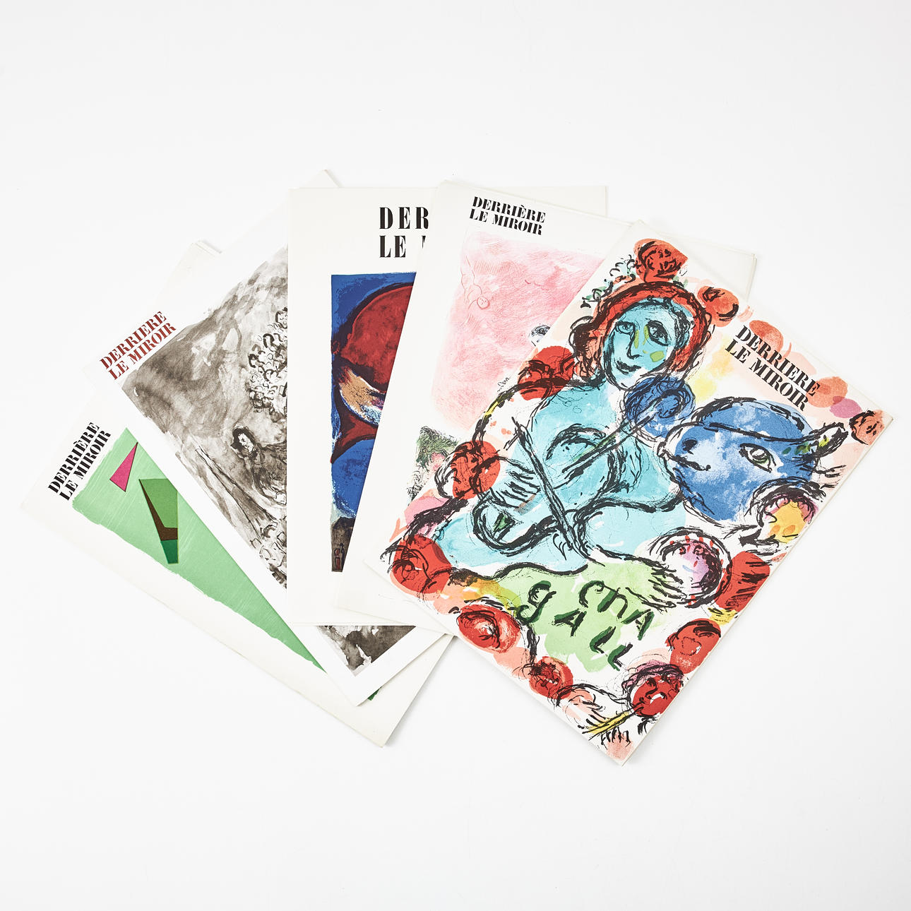 DERRIÈR LE MIROIR, 5 pcs., Marc Chagall.