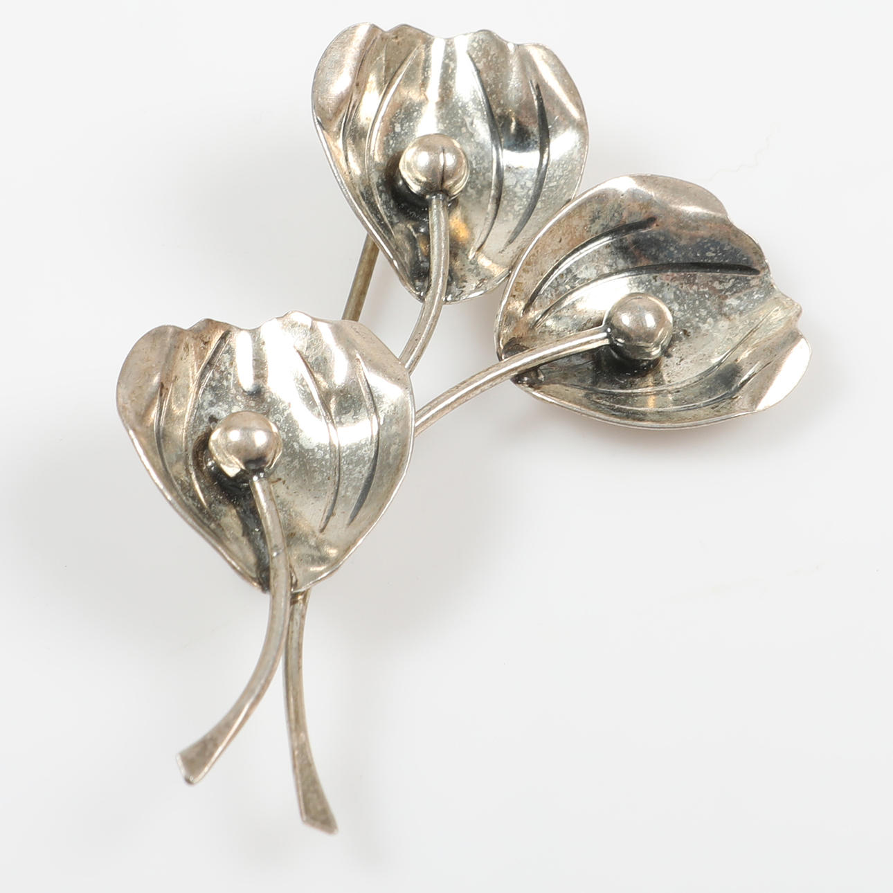 BROOCH, sterling silver, Denmark.