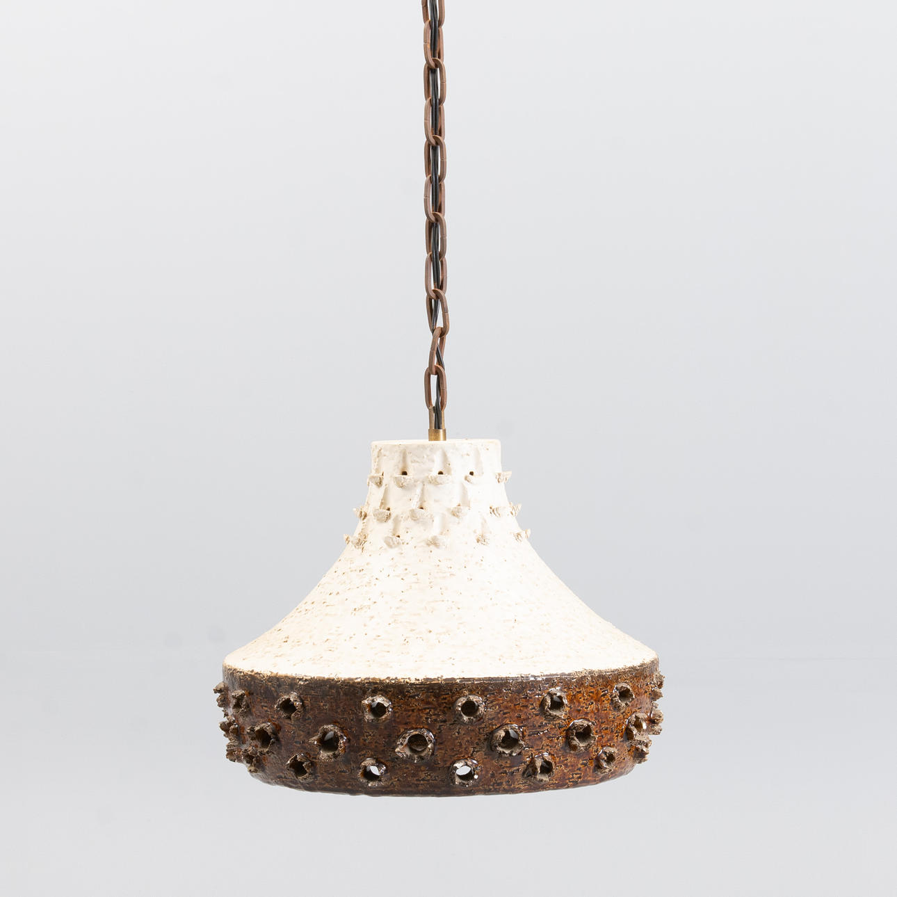 CERAMIC CEILING LAMP. Denmark in the mid-1900s.