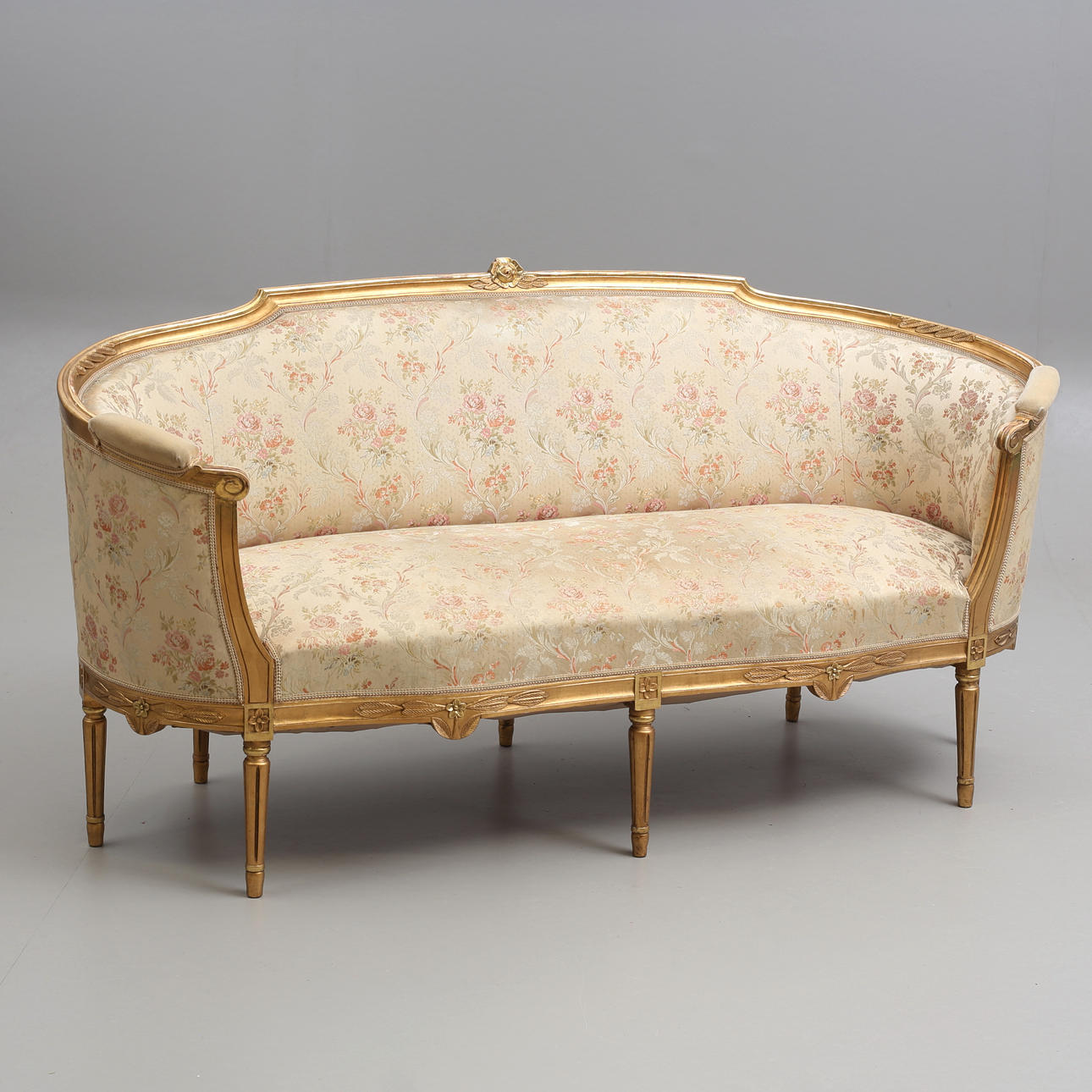 BALJSOFFA, gustaviansk stil, 1900-talets andra hälf.