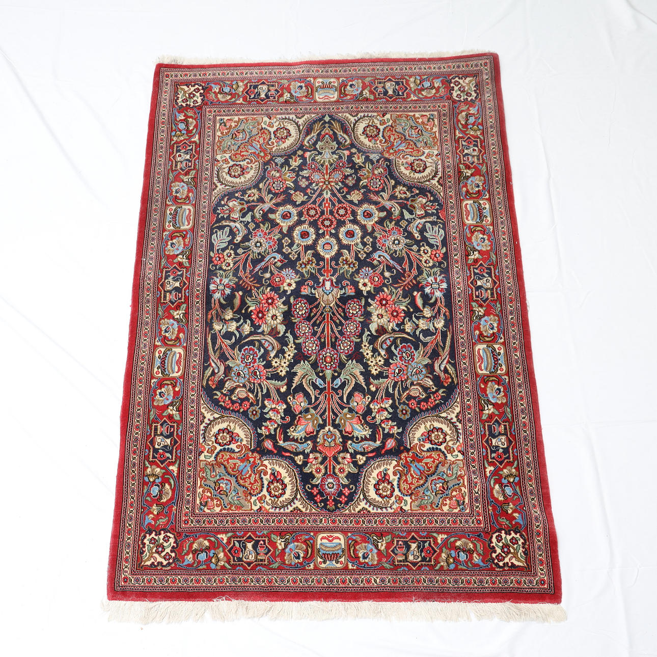 HAND-KNIT RUG, oriental.