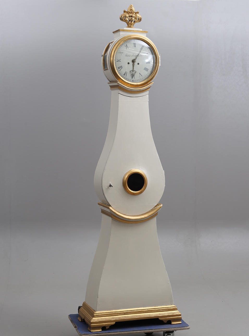 FLOOR CLOCK, dial signed Olaus Malmström, 1700/ 20th century.