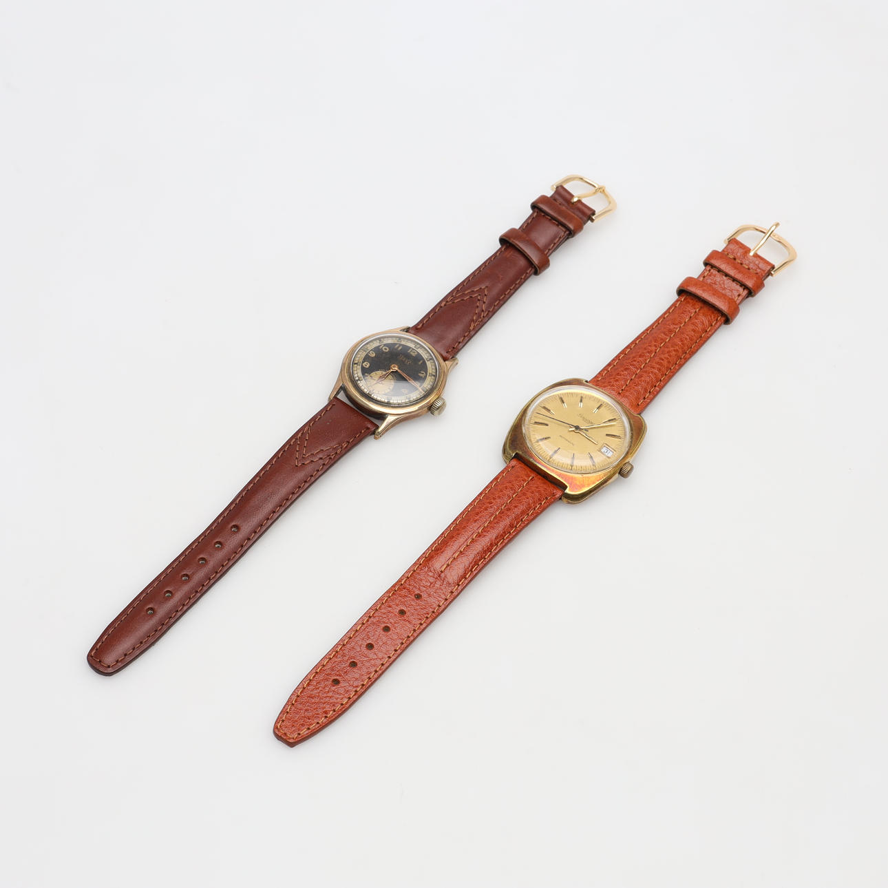 WRISTWATCH, 2 pieces, manual/automatic.