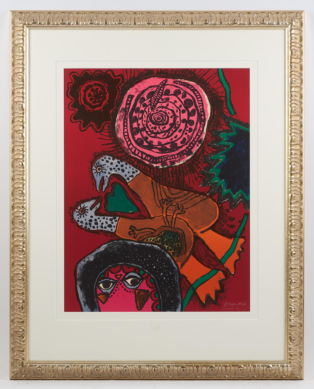 BEVERLOO CORNEILLE. “Orientale”, signed and dated -75, lithograph.