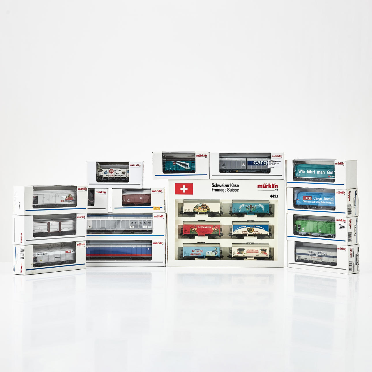 MÄRKLIN, container trolleys, 20 pcs., H0.